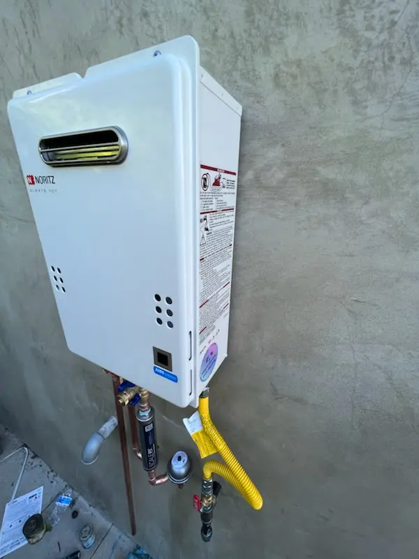 Tankless water heater installation for Clarksburg homes