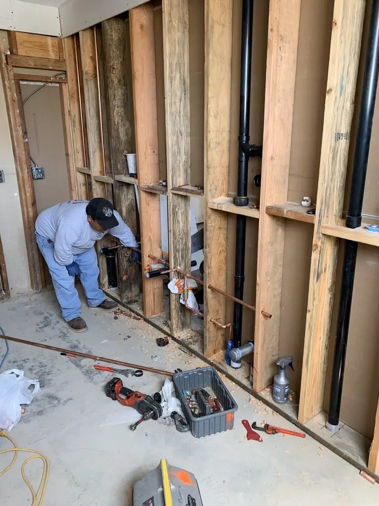 Commercial rough-in plumbing for Gas Line Repair in Clarksburg